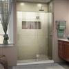 DreamLine Frameless Hinged Tub/Shower Door - 53" - Nickel