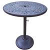 Oakland Living Belmont Patio Table -  36-in - Aluminum Top and Iron Base