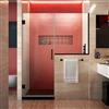 DreamLine Unidoor Plus Shower Door - Alcove Installation - 66-in - Satin Black