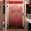 DreamLine Unidoor Plus Shower Door - Alcove Installation - 45-in - Satin Black