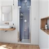 DreamLine Elegance Shower Door - Alcove Installation - 27-in - Chrome