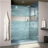 DreamLine Unidoor Lux Shower Door - Alcove Installation - 59-in - Chrome