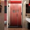 DreamLine Unidoor Plus Shower Door - Alcove Installation - 37-in - Satin Black