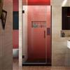 DreamLine Unidoor Plus Shower Door - Alcove Installation - 30-in - Oil Rubbed Bronze