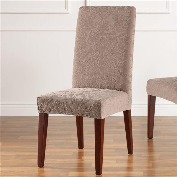 Sure Fit Jacquard Damask Dining Chair, Damask Dining Chair Cover