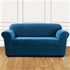 Sure Fit Grand Marrakesh Loveseat Cover - 73-in x 37-in - Nile Blue