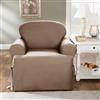 Sure Fit Duck Solid Chair Cover - 48-in x 37-in - Linen