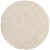 Surya Central Park Solid Area Rug - 9-ft 9-in - Round - Khaki