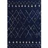 Kalora Maroq Rug - Latticework Pattern - 5.25-ft x 7.58-ft - Blue