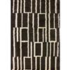 Kalora Shaggy Rug - Blocks and Lines - 5.25-ft x 7.58-ft - Cream
