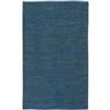 Surya Continental Natural Fiber Area Rug - 3-ft 6-in x 5-ft 6-in - Rectangular - Navy