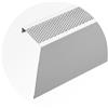 Veil Atlas XL Baseboard Heater Cover - 3-ft - Satin White Aluminum