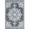 Surya Granada Traditional Area Rug - 9-ft 9-in x 13-ft 9-in - Rectangular - Charcoal