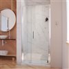 DreamLine Elegance-LS Shower Door - Frameless Design - 35.25-37.25-in - Chrome