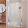 DreamLine Elegance-LS Shower Door - Frameless Design - 43-45-in - Chrome