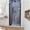 DreamLine Elegance Shower Door - Frameless Design - 37.25-39.25-in - Oil Rubbed Bronze
