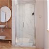 DreamLine Elegance-LS Shower Door - Frameless Design - 40.5-42.5-in - Brushed Nickel