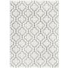 Surya Seville Transitional Area Rug - 7-ft 10-in x 10-ft 3-in - Rectangular - White/Gray