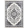 Surya Wanderlust Rectangular Traditional Area Rug - 9-ft 3-in x 12-ft 3-in - Black and White