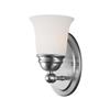Thomas Lighting Bella Wall Sconce - 1-Light - 4.5-in x 10-in - Brushed Nickel
