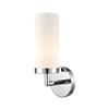 Thomas Lighting Bath Essentials Wall Sconce - 1-Light - 6-in x 17-in - Chrome