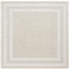 Surya Sorrento Solid Area Rug - 8-ft - Square - Ivory