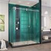 DreamLine Enigma-XO Shower Enclosure - 50-54-in x 76-in - Polished Stainless Steel