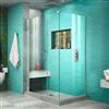 DreamLine Unidoor Plus Shower Enclosure - Clear Glass - 38-in x 72-in - Brushed Nickel