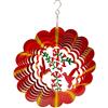 Dundee Deco Falkirk Wind Spinner - Hummingbirds - Red and Yellow