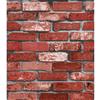 Dundee Deco Falkirk Ophia Wallpaper Roll - Bricks - Red