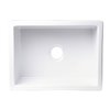 ALFI brand Undermount Kitchen Sink - Single Bowl - 24-in x 18-in - Off-White