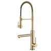 Kraus Artec Pro Pull-Down Kitchen Faucet - Single Handle - Brushed Gold