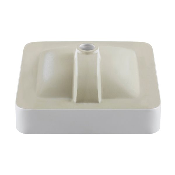 Kraus Elavo Square Drop In Bathroom Sink With Overflow 16 25 White Lowe S Canada - Elavo Square Drop In Bathroom Sink With Overflow