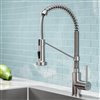 Kraus Bolden Pull-Down Kitchen Faucet - Single Handle - 18-in - Stainless Steel