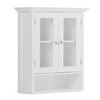 SIMPLI HOME Acadian Double Door Wall Cabinet - White