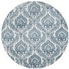 Safavieh Isabella Area Rug - 6-ft 7-in x 6-ft 7-in - Round - Navy/Ivory