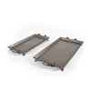 Gild Design House Tabatha Metal Trays - Grey - Set of 2