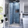 DreamLine Aqua Fold Shower Door/Base - 36-in x 74-in - Chrome