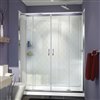 DreamLine Visions Glass Shower Door Kit - 60-in - Chrome