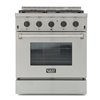 KUCHT Professional 30-in Dual Fuel Range for Propane Gas  - 4 burners - Stainless Steel