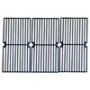 Music Metal City Cooking Grid for Brinkmann Gas Grills - 26.63-in - Porcelain-Coated Cast Iron - 3-Piece Set