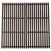 Music Metal City Cooking Grid for Charbroil Gas Grills - 17.25-in - Porcelain-Coated Cast Iron - 2-Piece Set
