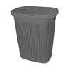 Superio Palm Luxe Laundry Hamper - 21-in x 17-in - Grey