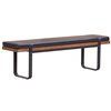 LH Imports New York Bench - 61-in - Brown
