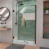 DreamLine Unidoor-LS Shower Door - 44-in - Oil Rubbed Bronze
