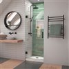 DreamLine Unidoor-LS Shower Door - 23-in - Satin Black
