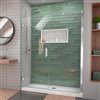 DreamLine Unidoor-LS Shower Door - 54-in x 72-in - Chrome