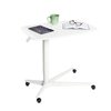 Seville Classics AIRLIFT Overbed Medical Pneumatic Adjustable Table - White