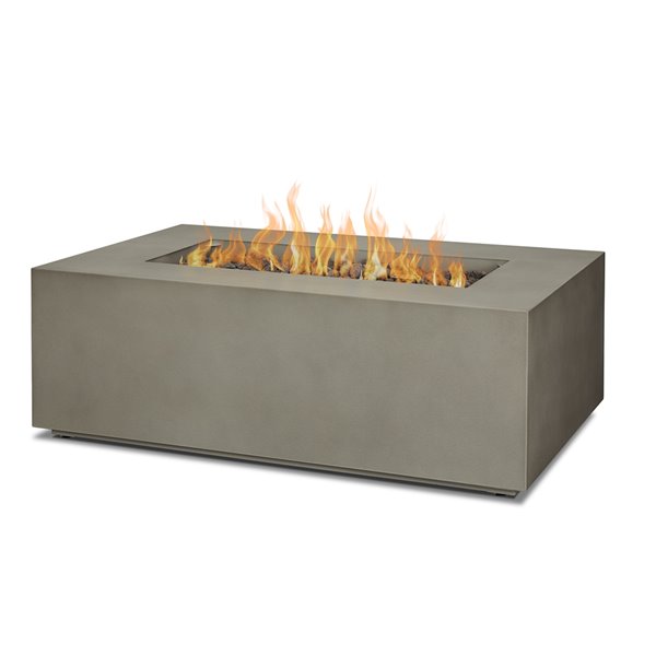 Real Flame Aegean Small Rectangle Lp, Outdoor Lp Fire Pit Kit