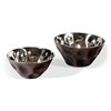 Gild Design House Maurice Bowls - Bronze and Silver - Set of 2